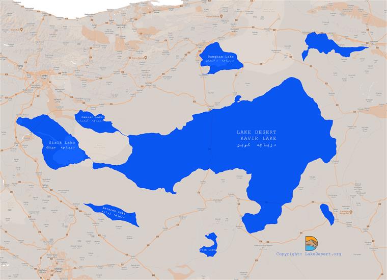 Ancient lakes of Iran